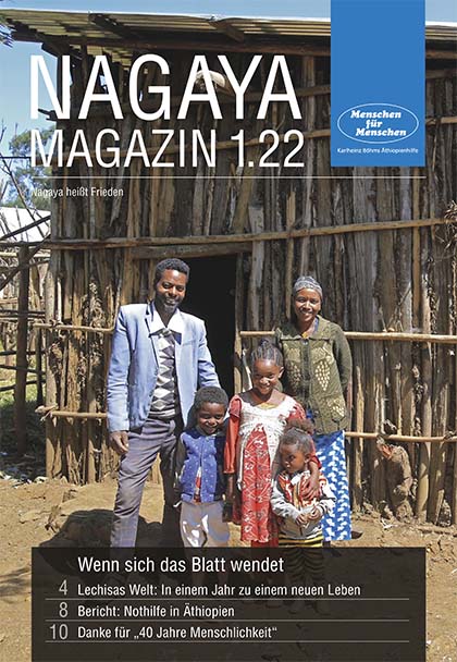 Cover Nagaya Magazin 1 2022 Menschen für Menschen