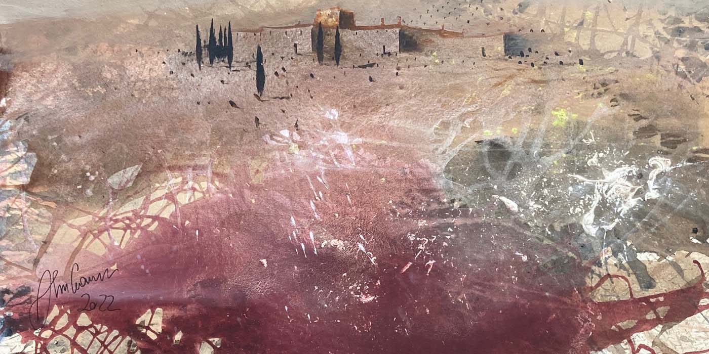 gemaltes Bild vom Künstler Almbauer
