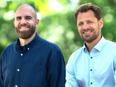 Portraits von Daniel Frieß und Markus Schwarz-Herda, Vorstände von MFM