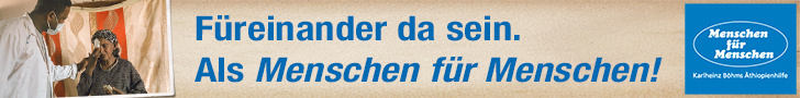 Menschen für Menschen Füreinander Da Sein Superbanner