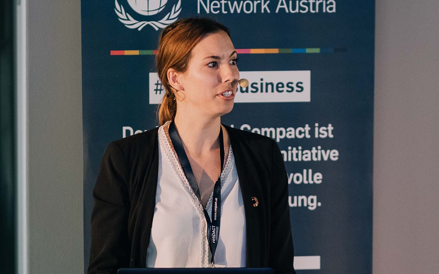 Stefanie Weniger ist Leiterin des Global Compact Network Austria