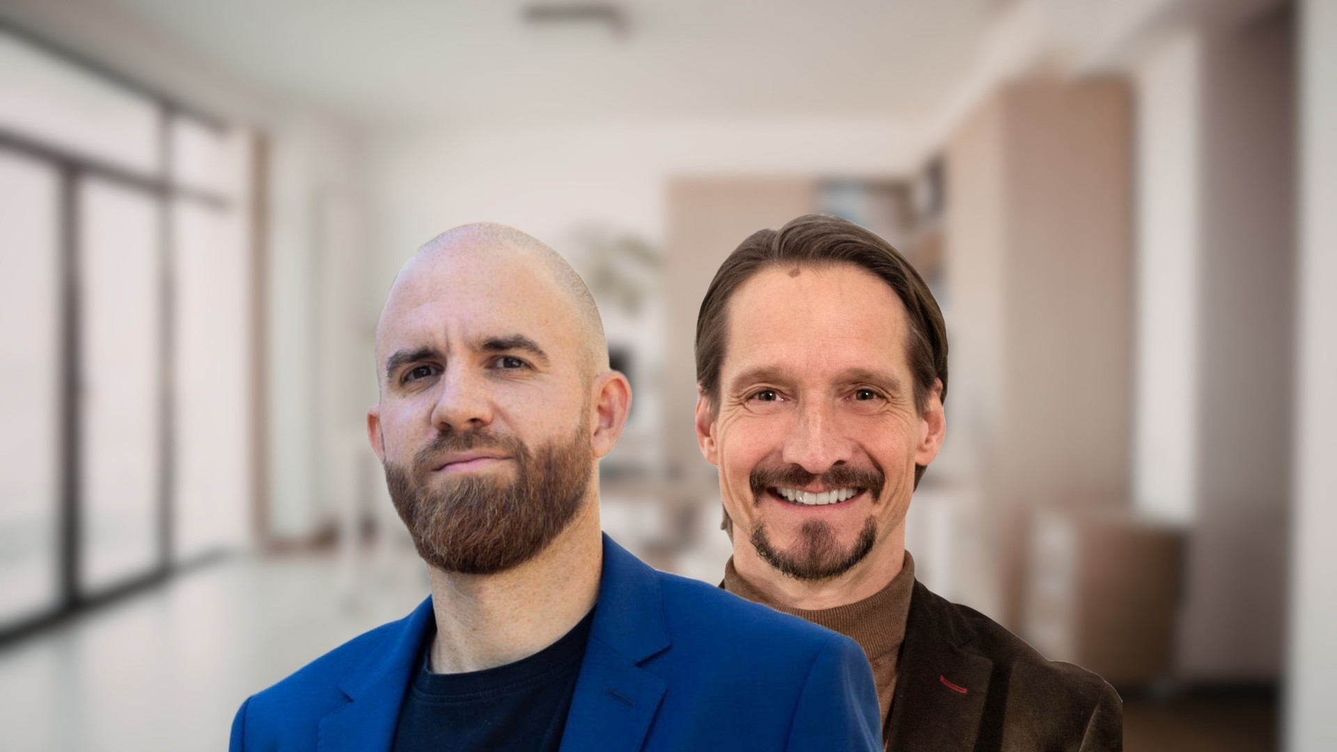 Foto von Daniel Frieß und Harald Maier, Vorstand von Menschen für Menschen Österreich