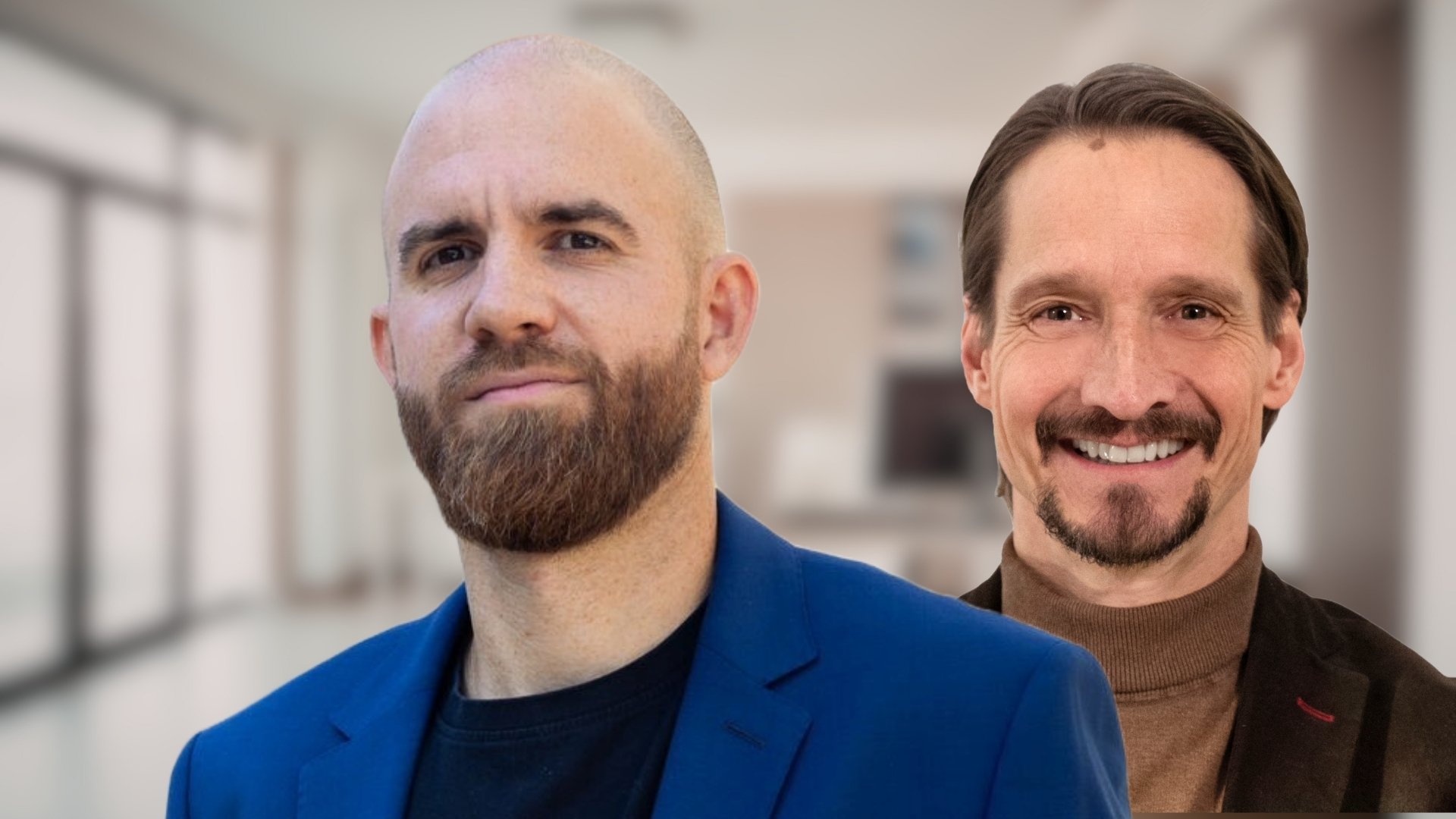 Foto von Daniel Frieß und Harald Maier, Vorstand von Menschen für Menschen Österreich