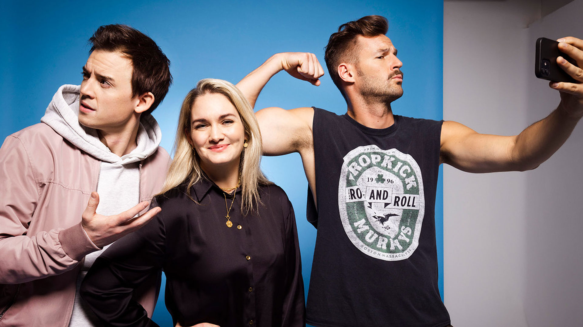 Foto von Pizzera Jaus, Gabi Hiller und Philipp Hansa