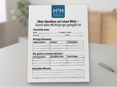 Vorschau von Nachlass-Checkliste von Menschen für Menschen