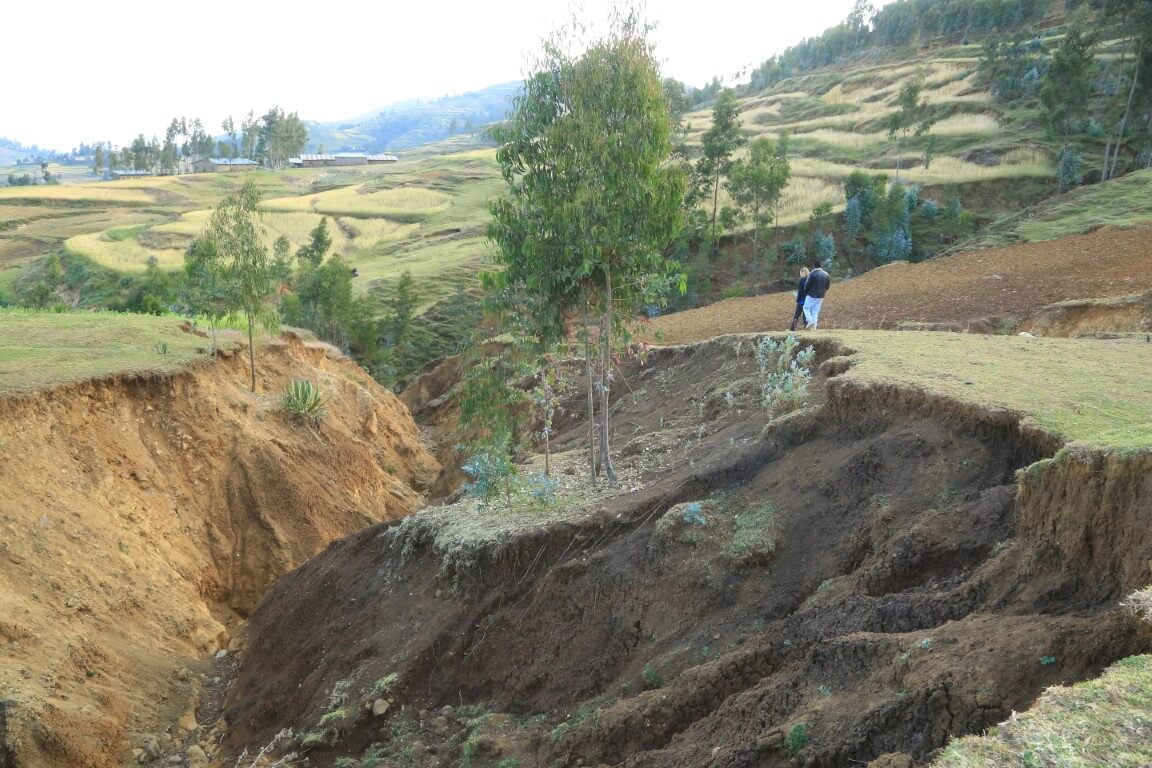Auswirkungen der Bodenerosion in Äthiopien