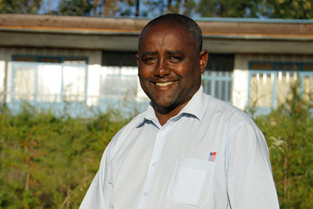 Berhanu Bedassa lächelt in die Kamera