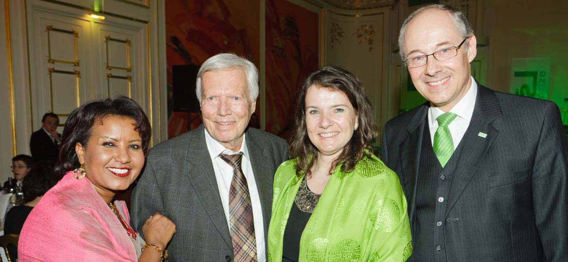 Karlheinz und Almaz Böhm bei der Essl Social Prize Verleihung 2011