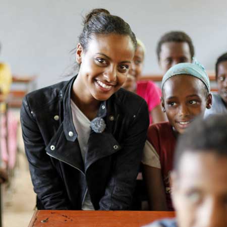 Sara Nuru Botschafterin Menschen für Menschen