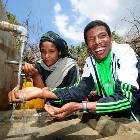 Haile Gebrselassie Botschafter Menschen für Menschen