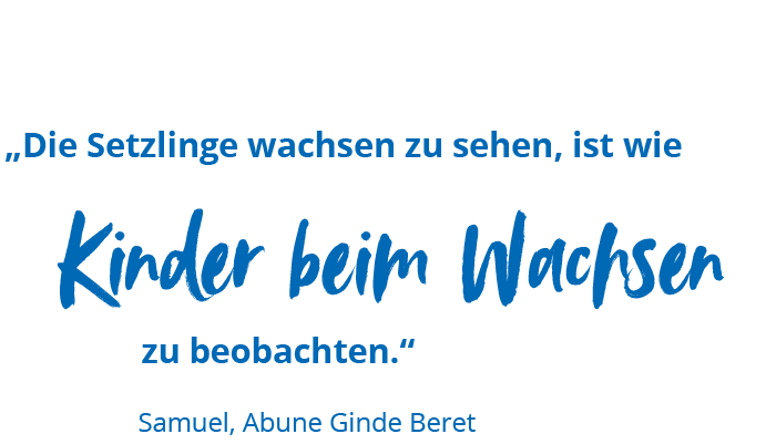 Setzlinge beim wachsen zu sehen, ist wie kinder beim wachsen zu beobachten.